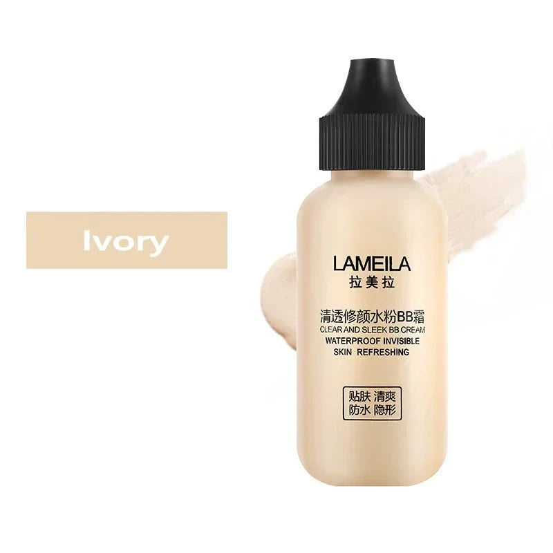 Light Silky Matte Liquid Foundation Long Lasting Oil-Control Face Foundation Full Coverage Concealer Waterproof Contour Makeup