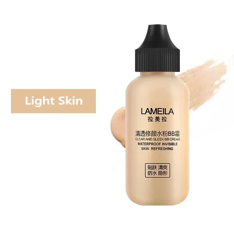 Light Silky Matte Liquid Foundation Long Lasting Oil-Control Face Foundation Full Coverage Concealer Waterproof Contour Makeup