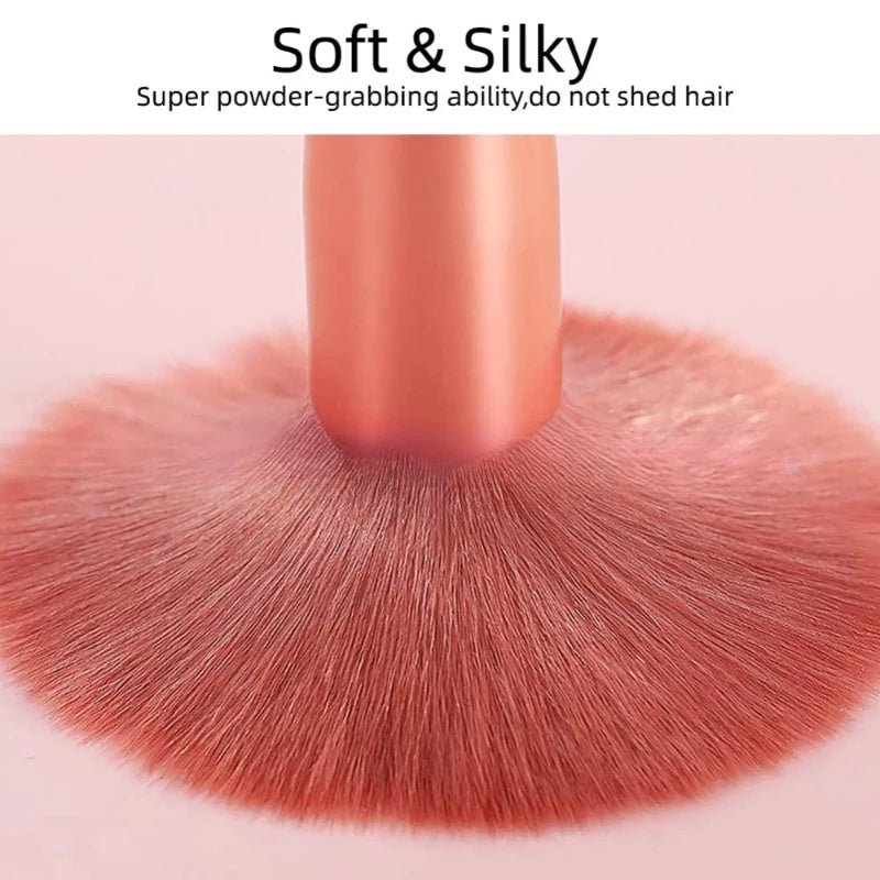 8Pcs Eyeshadow Portable Makeup Brushes Set Soft Fluffy Brushes Blush Powder Shadow Foundation Blending Concealer Make up Tool