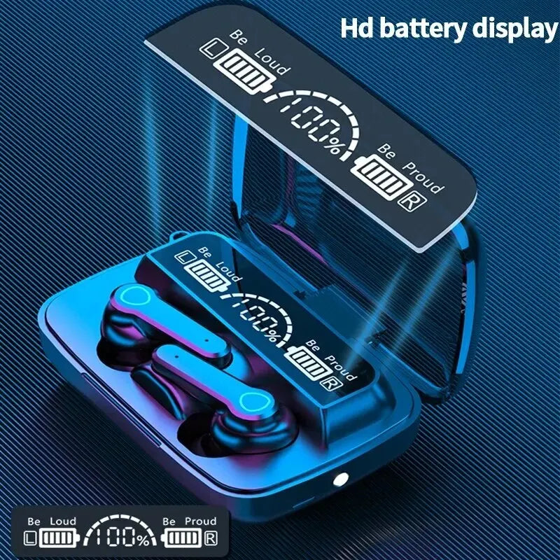 M19 Bluetooth Headset Wireless Tws Gaming Support Noise-Cancelling Touch In-Ear Mini Emergency Power Bank Headset
