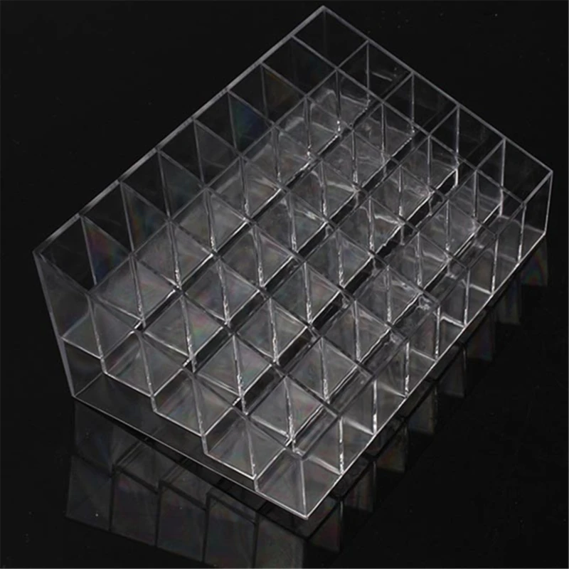 Transparent Arylic Trapezoid Lipstick Holder Cosmetic Organizer/Display/Holder Organizer Stand