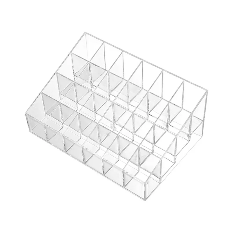 Transparent Arylic Trapezoid Lipstick Holder Cosmetic Organizer/Display/Holder Organizer Stand