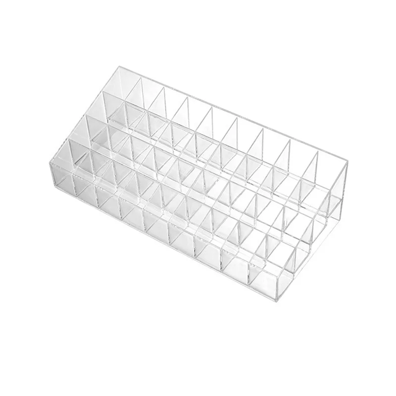 Transparent Arylic Trapezoid Lipstick Holder Cosmetic Organizer/Display/Holder Organizer Stand