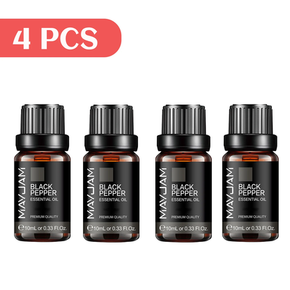 10ML Myrrh Camphor Thyme Vetiver Cypress Cajeput Essential Oil for Humidifier Diffuser Burner Making Scented Candle