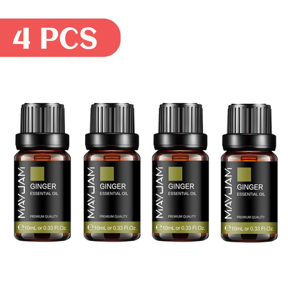 10ML Myrrh Camphor Thyme Vetiver Cypress Cajeput Essential Oil for Humidifier Diffuser Burner Making Scented Candle