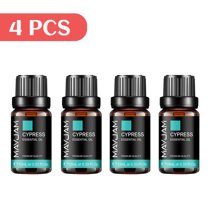 10ML Myrrh Camphor Thyme Vetiver Cypress Cajeput Essential Oil for Humidifier Diffuser Burner Making Scented Candle