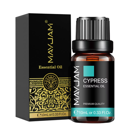 10ML Myrrh Camphor Thyme Vetiver Cypress Cajeput Essential Oil for Humidifier Diffuser Burner Making Scented Candle