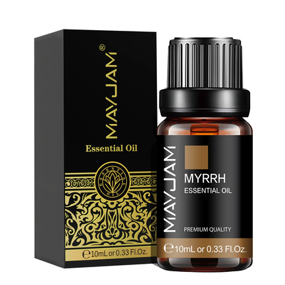 10ML Myrrh Camphor Thyme Vetiver Cypress Cajeput Essential Oil for Humidifier Diffuser Burner Making Scented Candle