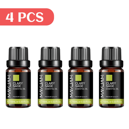 10ML Myrrh Camphor Thyme Vetiver Cypress Cajeput Essential Oil for Humidifier Diffuser Burner Making Scented Candle