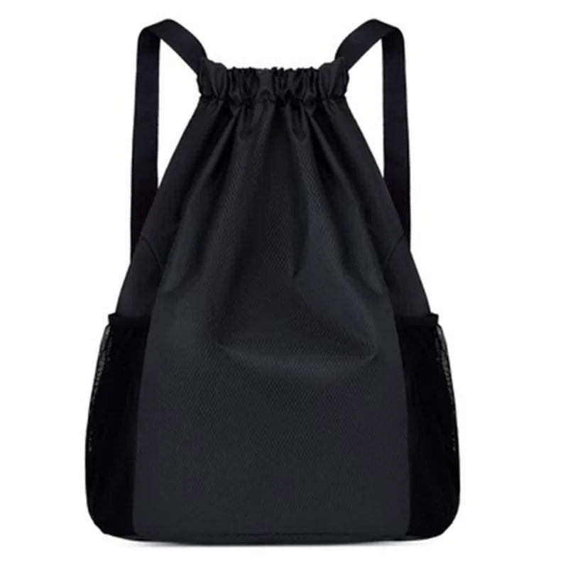 Men/Women Drawstring Pocket Backpack 2023 New Nylon Waterproof Backpack Large Capacity Drawstring Travel Bag Fitness Sports Bag