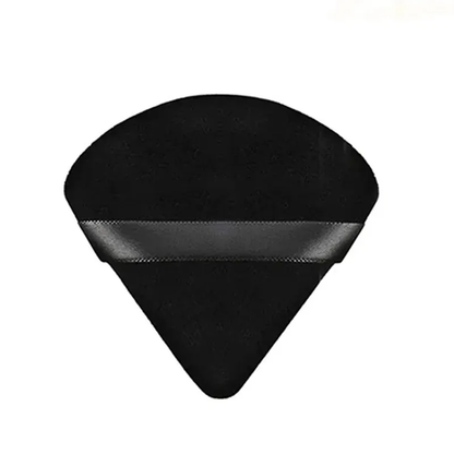 1/2/10/20Pcs Triangle Velvet Powder Puff Pizza Flours Mini Face Makeup Sponge Cosmetics Washable Lightweight Makeup Tool