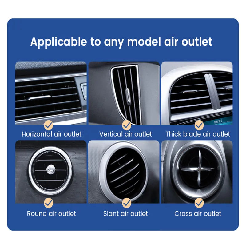 Gravity Car Phone Holder Air Vent Mount Cell Phone Holder In-Car Mobile Support for Mobile Phone Universal GPS Stand New Upgrade