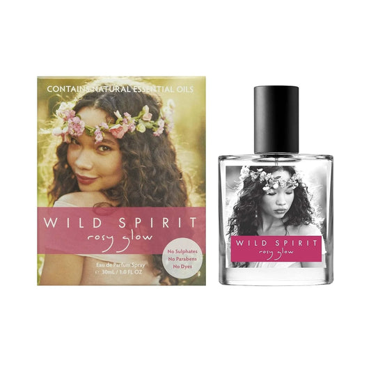Wild Spirit Rosy Glow Eau De Parfum Spray | Juicy, Floral, Cruelty-Free Fragrance for Women, 1 Fl Oz/1.0 Fl Oz