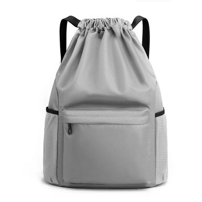 Men/Women Drawstring Pocket Backpack 2023 New Nylon Waterproof Backpack Large Capacity Drawstring Travel Bag Fitness Sports Bag