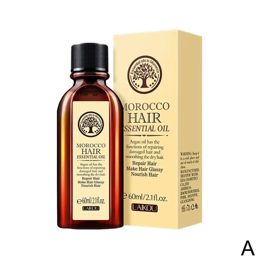 New Morocco Argan Oil Hair Care Keratin Nourishing Non-Greasy Plant-Extracted Ingredient Multi-Functional Essential 60Ml