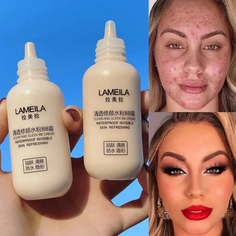 Light Silky Matte Liquid Foundation Long Lasting Oil-Control Face Foundation Full Coverage Concealer Waterproof Contour Makeup