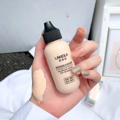 Light Silky Matte Liquid Foundation Long Lasting Oil-Control Face Foundation Full Coverage Concealer Waterproof Contour Makeup