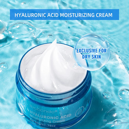 Hyaluronic Acid Hydrating Water Gel/Moisturizing Facial Cream Daily Face Moisturizer for Dry Skin Improve Dryness 50G