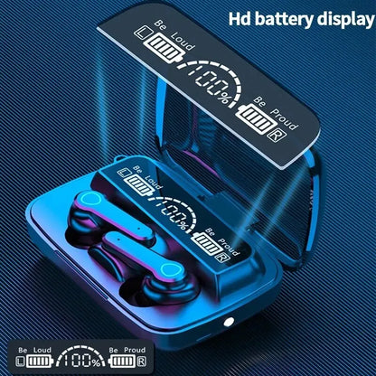 M19 Bluetooth Headset Wireless Tws Gaming Support Noise-Cancelling Touch In-Ear Mini Emergency Power Bank Headset
