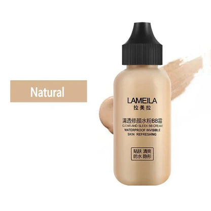 Light Silky Matte Liquid Foundation Long Lasting Oil-Control Face Foundation Full Coverage Concealer Waterproof Contour Makeup