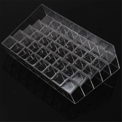 Transparent Arylic Trapezoid Lipstick Holder Cosmetic Organizer/Display/Holder Organizer Stand