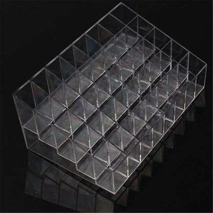 Transparent Arylic Trapezoid Lipstick Holder Cosmetic Organizer/Display/Holder Organizer Stand