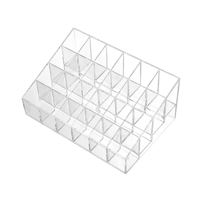 Transparent Arylic Trapezoid Lipstick Holder Cosmetic Organizer/Display/Holder Organizer Stand