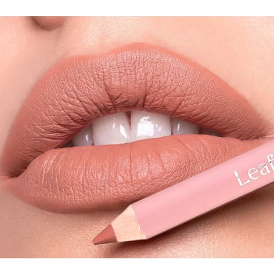 12New Color Matte Lipliner Pencil Waterproof Plumping Stain Lipstick Natural Nude Pink Lip Liner Pro Outline Lips Contour Makeup