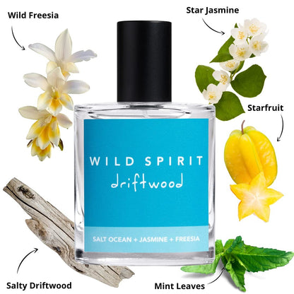 Wild Spirit Driftwood Eau De Parfum Spray | Fresh, Airy Cruelty-Free Perfume for Women, 1 Fl Oz/30Ml